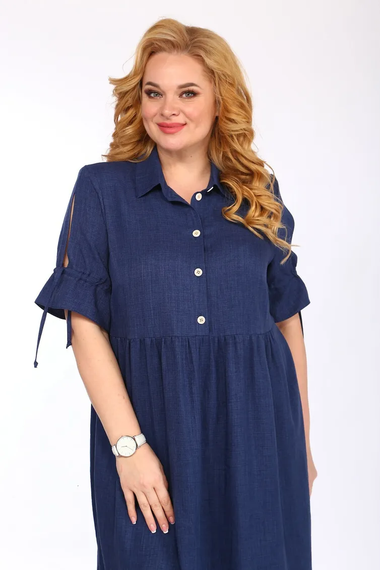 Sukienka Vilena-fashion #815 sinij