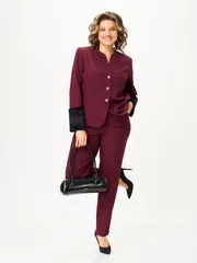 Garnitur Vilena-fashion #1210 burgundi