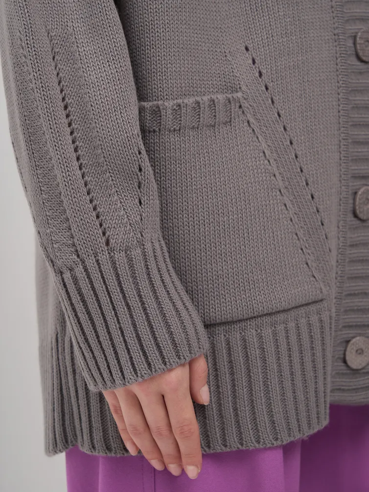 Кардиган Newvay арт. 9242-91035 титаниум