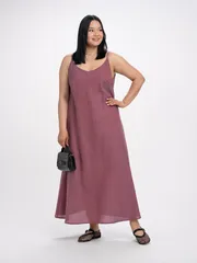 Sukienka FASHION CENTRE #L-4259/Sine-kirpichnyj melanzh/170