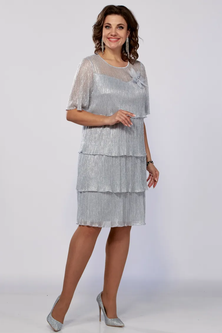 Платье Mira Fashion арт. 4389-7 сереб