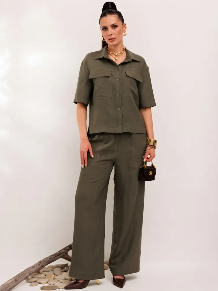 Костюм Galean Style арт. 982.1 св-хаки