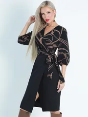 Sukienka DS Trend #P-4682 (Obekt zhelaniya, blek)