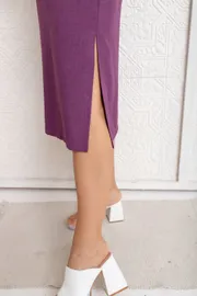 Dress TOOK A LOOK & Angelika #A-350 purpurnyj