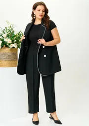 Żakiet Ava fashion #M-111 chernyj