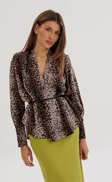Bluzka the name 2232-1 leopard
