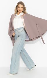 Жакет CHARUTTI Яркий эффект (вереск, с поясом)