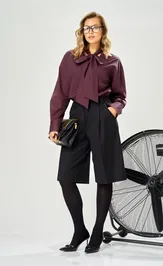 Blouse Ava fashion M-235 bordovyj