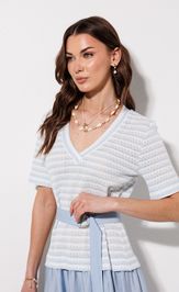 Платье Люше 4378 голубой