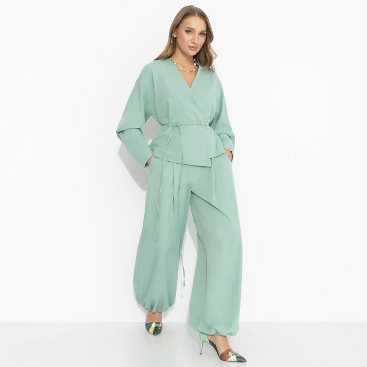 Костюмы, комплекты CHARUTTI арт. Стиль говорит (2 в 1, мята)