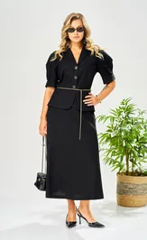 Suit Ava fashion M-213 chernyj
