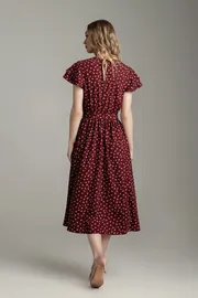 Dress MARIKA #421 bordo