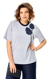 Garnitur Michel Chic 1368/1 serebro, sinij