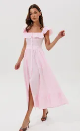Sukienki V&N fashion 1158 rozovoe