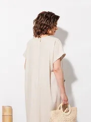 Dress Anastasia MAK #1326 bezhevyj