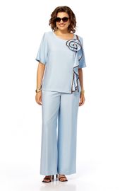 Suit Olga Style #S1028 goluboj