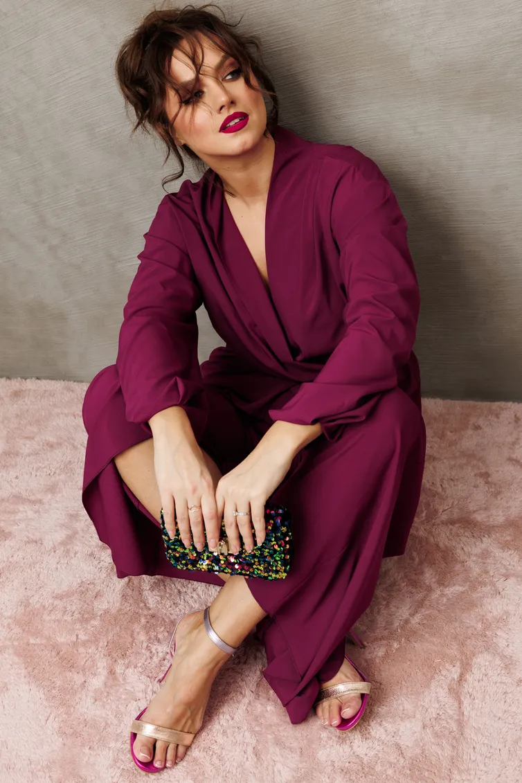 Suit Anastasia #1063.1 marsala