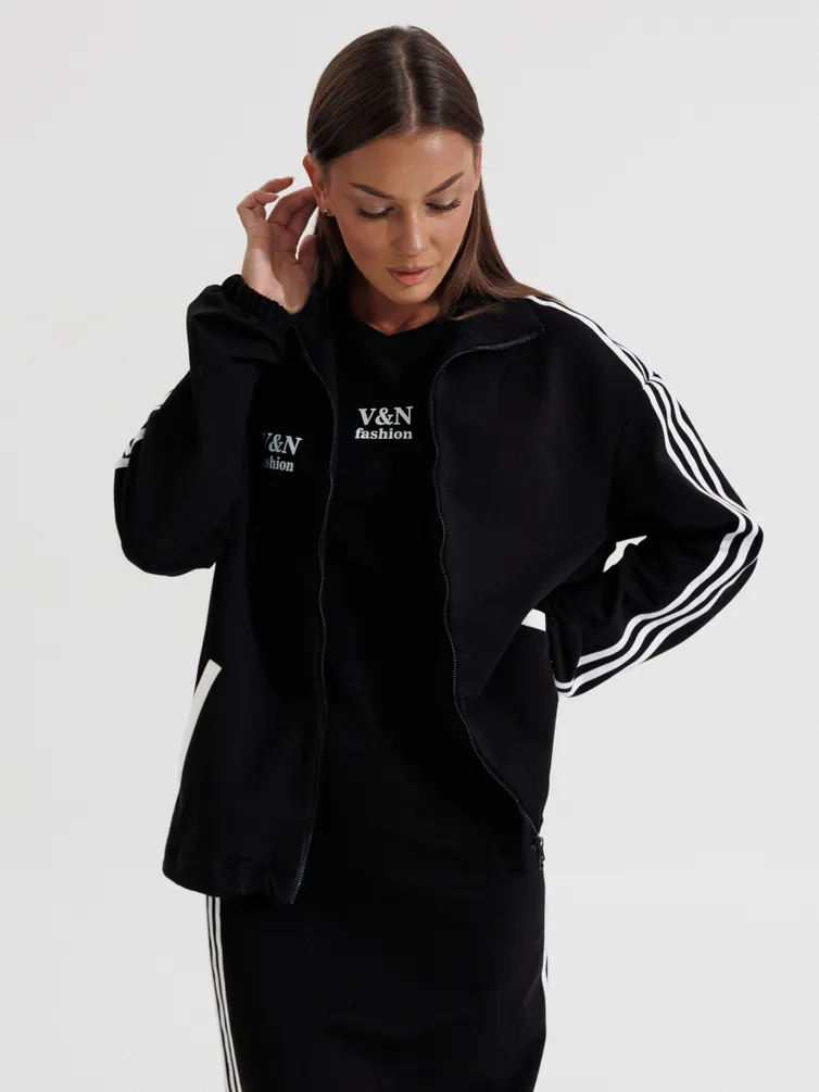 Бомбер V&N fashion арт. 1183_черный