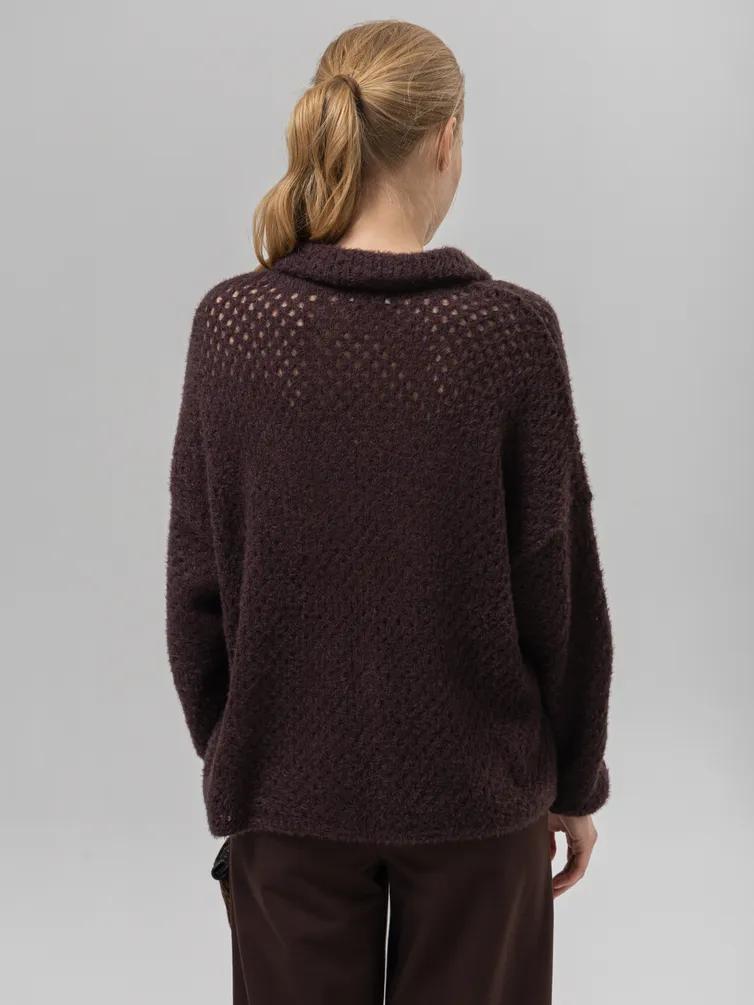 Sweter Romgil #RV0401-PA4 sero-fioletovyj