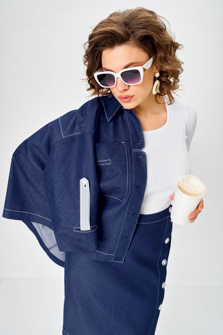 Костюм Vilena-fashion арт. 1152 джинс