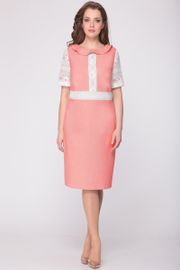 Dress Ladis Line #812 korall