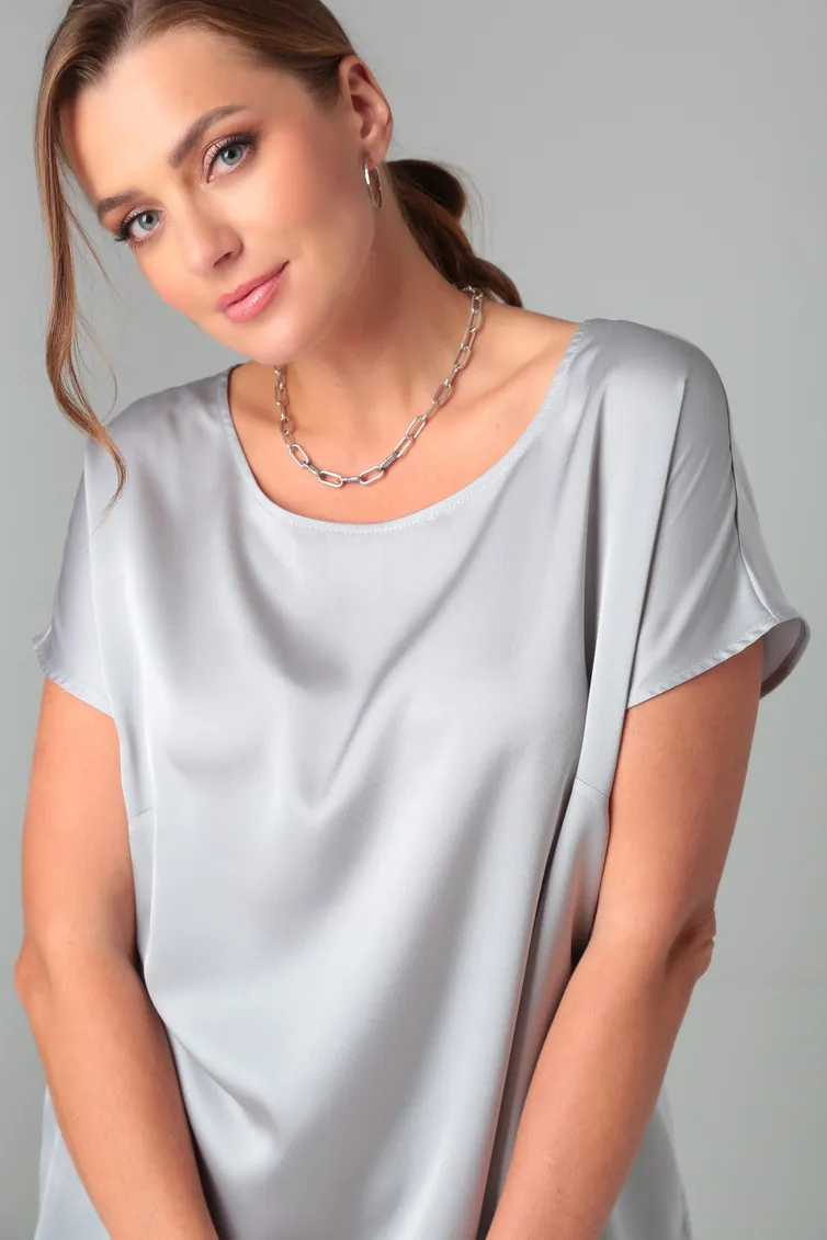 Блузка BLISS арт. 8700 Серебро CAMILE