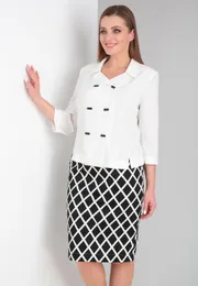 Zestaw Vilena-fashion #801 belyj+belo-chernyj