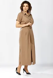 Dress Rishelie #1027 bezh