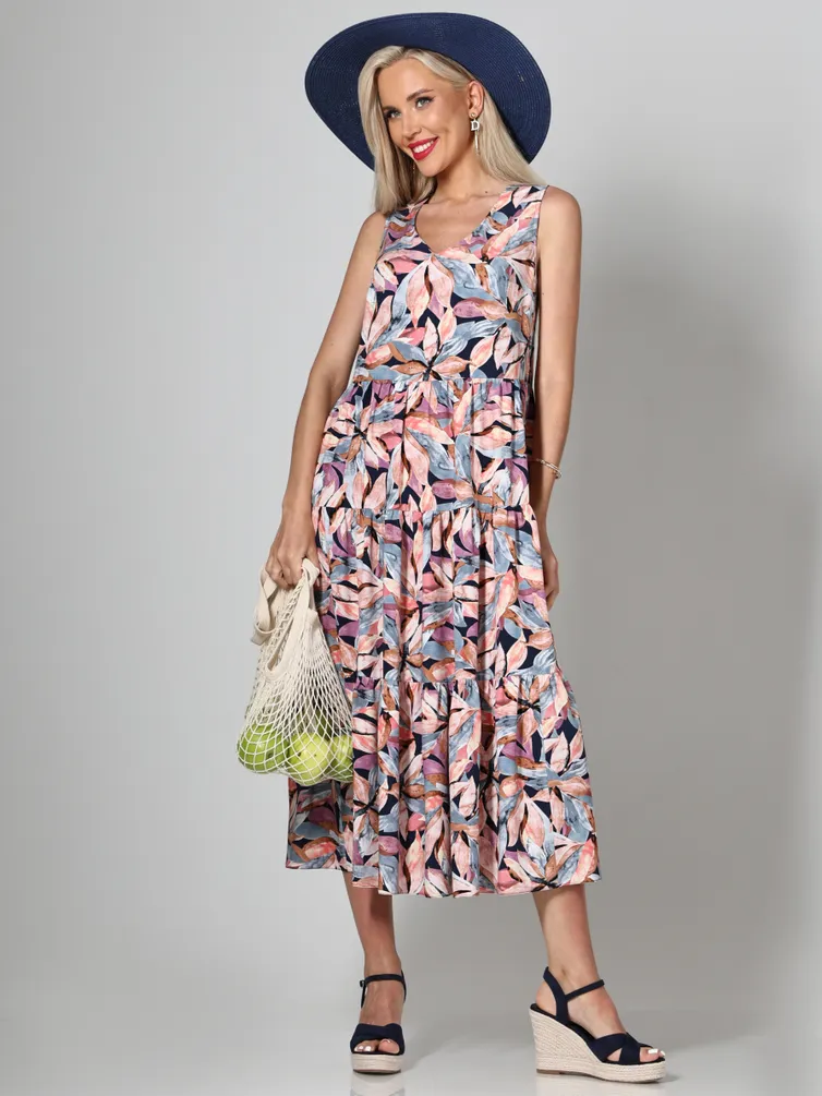 Dress DS Trend #YuS-1070 (Vozmutitelno krasivo, yarkaya nyu)