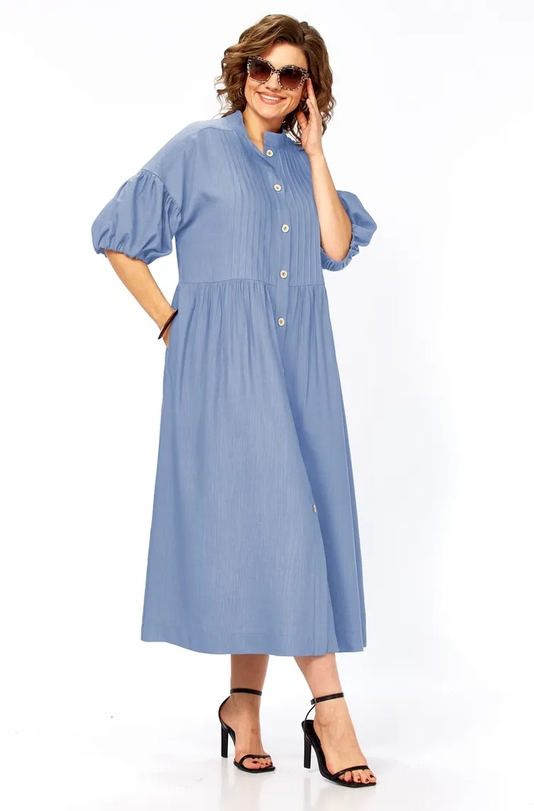 Dress Milora #1451 goluboj