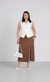 Spódnica FASHION CENTRE L-3947/Kofejnyj
