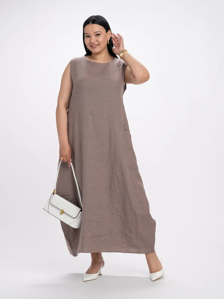 Sukienka FASHION CENTRE #L-4258/Kakao/170