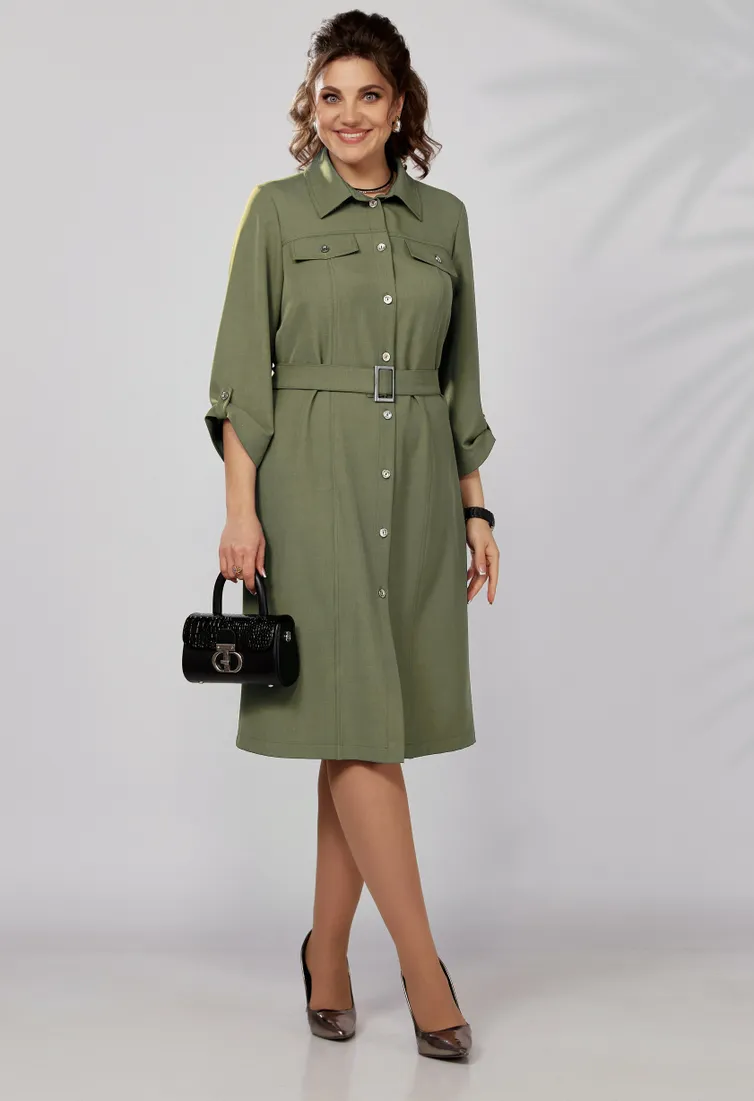 Платье LS арт. 3768 оливковый