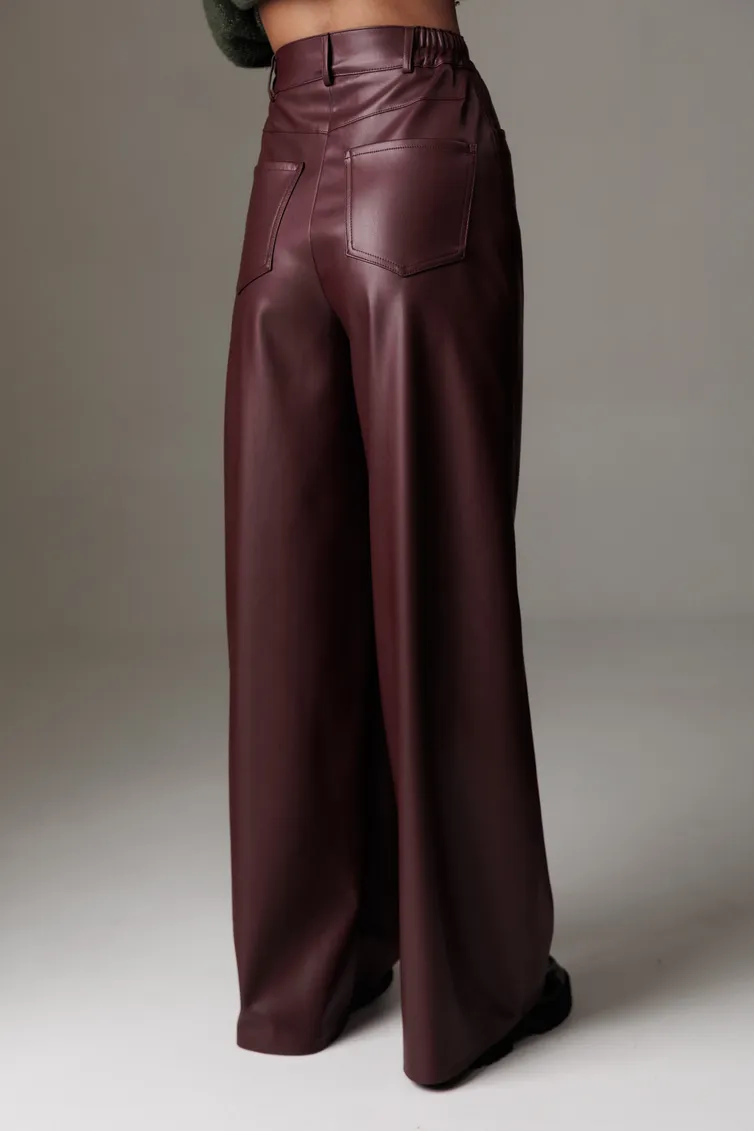 Spodnie Lyushe #4510 bordo