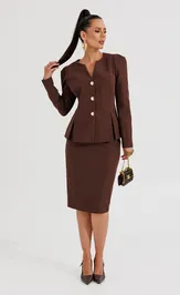 Костюм Galean Style 1012 коричневый