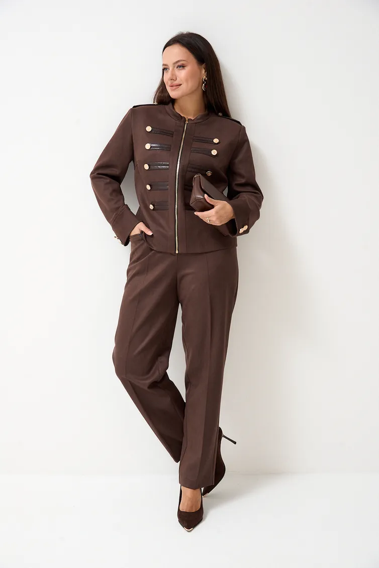 Suit Verita moda #N-2499 shokolad
