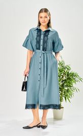 Sukienka Ava fashion M-198 dzhins