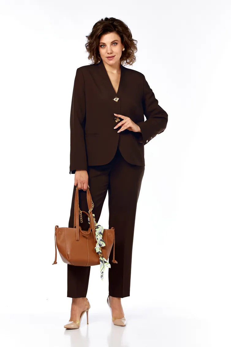 Garnitur Vilena-fashion #1086 shokolad