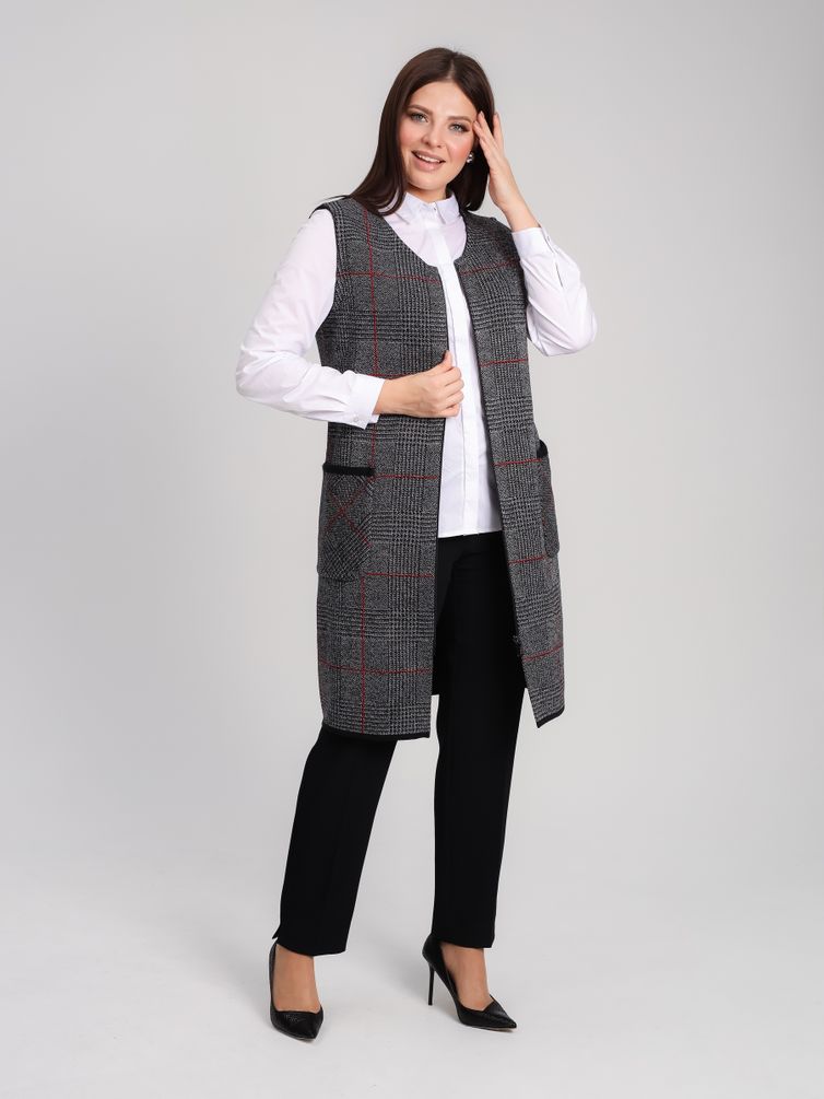 Джемперы, кардиганы, жакеты BONADI арт. 1926 серый