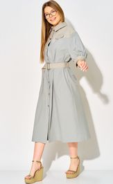 Платье LAIKONY L-434 серо-голубой