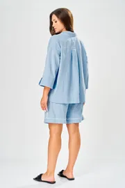 Костюм Ava fashion арт. М-218 голубой