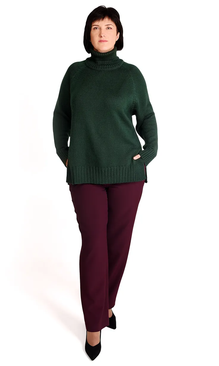 Sweter Romgil #RV0124-ShE5 zelenyj barxat
