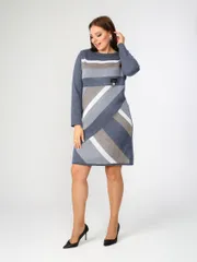 Dress BONADI #1346 bajkal-kapuchino