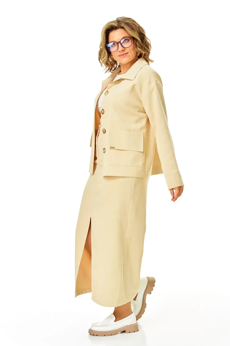 Garnitur Anastasia #1384 slivochnyj