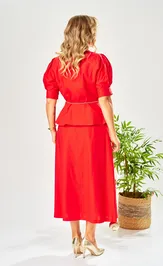 Костюм Ava fashion М-214 красный