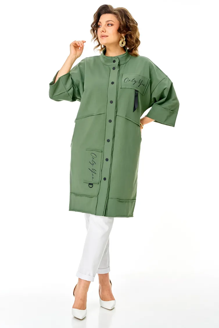 Cardigan Rumoda #2019 svetlo-zelenyj
