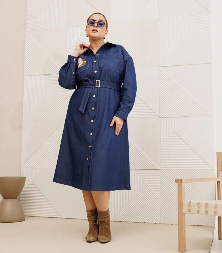 Sukienka Ava fashion #M-174 sinij