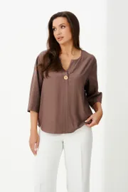 Bluzka PND #85943 mokko