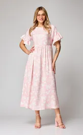 Dress STEFANY 864 rozovoe