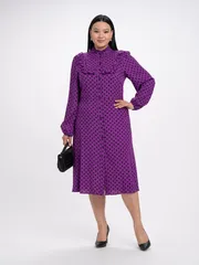 Sukienka FASHION CENTRE #V-3300/Sirenevyj v gorox